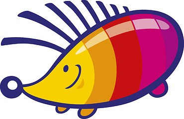 Image showing Rainbow hedgehog