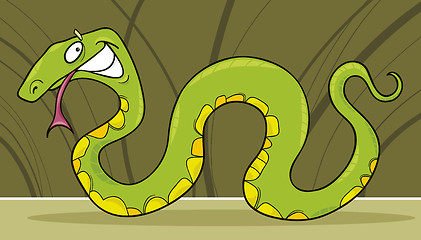 Image showing green snake