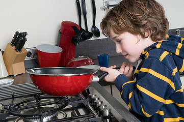 Image showing Cooking Boy