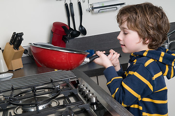 Image showing Cooking Boy