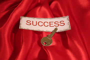 Image showing The key to success