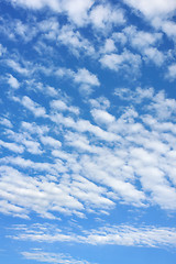 Image showing Cloudscape  - only sky and clouds