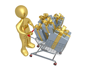 Image showing Buying Presents