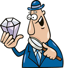 Image showing Man with diamond