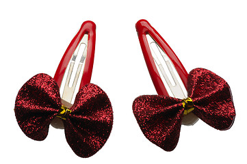 Image showing Two hairclips, isolated