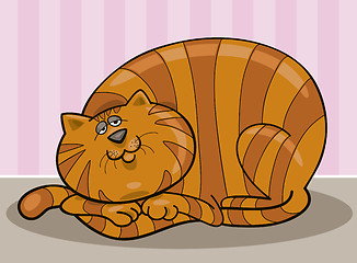 Image showing Fat cat