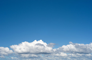 Image showing perfect blue sky above clouds