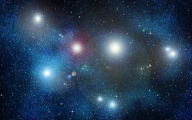 Image showing stars in space or night sky