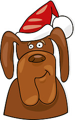 Image showing Christmas dog