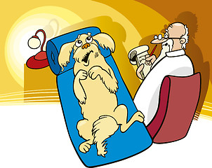 Image showing Dog at Psychotherapist