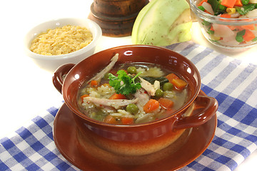 Image showing chicken soup