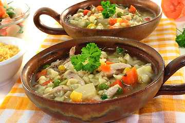 Image showing chicken soup