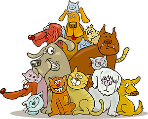 Image showing Cats and Dogs group