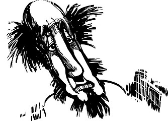 Image showing Caricature of man