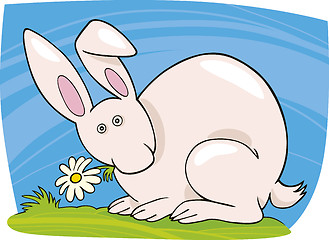 Image showing Bunny with Flower