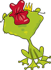 Image showing prince frog kiss