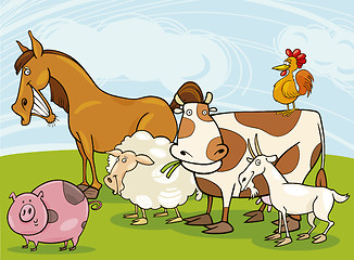 Image showing farm animals