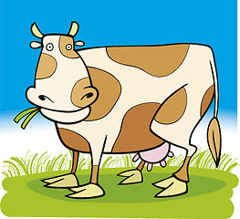 Image showing Farm animals: Cow