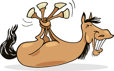 Image showing Funny horse