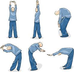 Image showing Man Practice Tai Chi