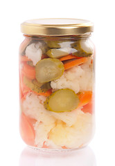 Image showing Pickels jar