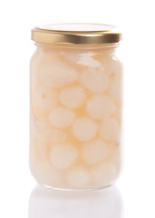 Image showing Pickled onions jar