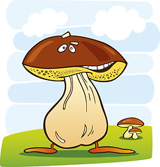 Image showing Cartoon mushroom