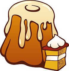 Image showing Sweet cake