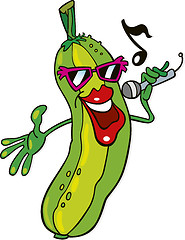 Image showing Singing cucumber