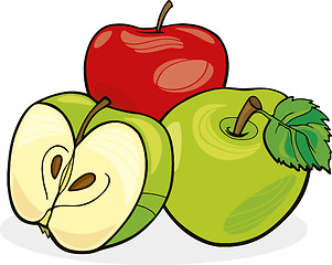 Image showing three apples