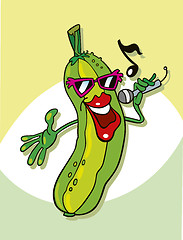 Image showing Singing cucumber