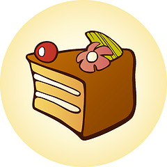 Image showing Sweet cake