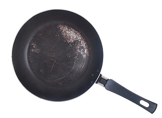 Image showing Dirty frying pan