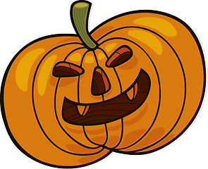 Image showing Halloween pumpkin