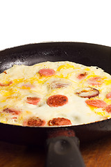 Image showing scrambled eggs