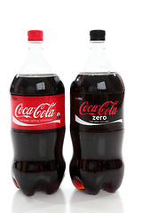 Image showing Coca-Cola Bottles of Soda