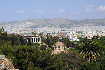 Image showing View of Agora in Athens
