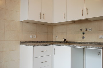 Image showing Modern apartment kitchen