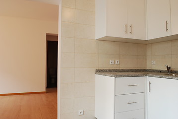 Image showing Modern apartment kitchen