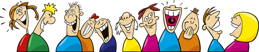 Image showing Laughing people