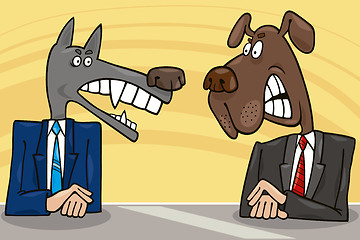 Image showing politicians debate