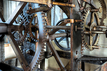 Image showing Medieval  astronomical clock