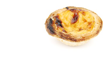 Image showing Portugese pastry called pastel de nata