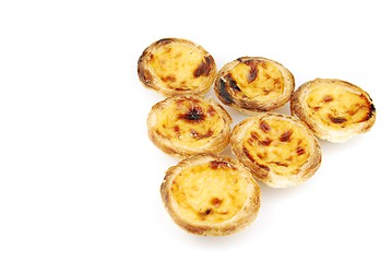 Image showing Portugese pastries called pasteis de nata