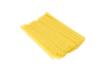 Image showing Spaghetti pasta on white