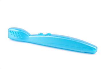 Image showing Blue tooth brush case