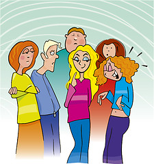 Image showing Teens group
