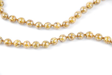 Image showing Pearl necklace on white