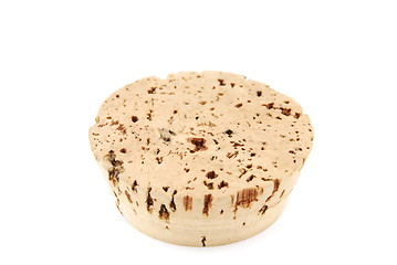 Image showing Cork stopper on white