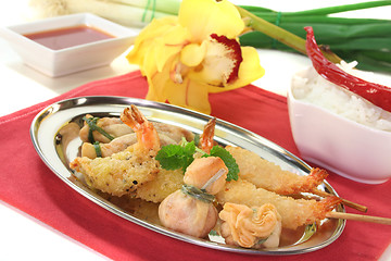 Image showing Thai prawns specialties